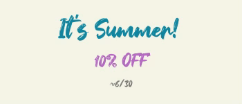 Its summer coupon10%OFF(~6/30)